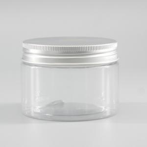 Quality Cylinder 150ml PET Transparent Plastic Cosmetic Cream Jar Packaging wholesale