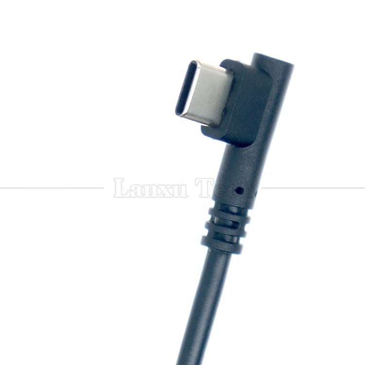 High Quality 90 Degree Right Angle USB to Type C Data Charger Cable for Phone Tablet Camera