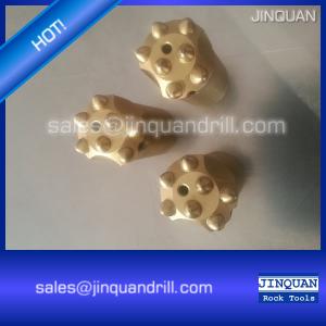 Quality 34mm 7 tungsten carbide buttons 12 degree tapered button bits wholesale