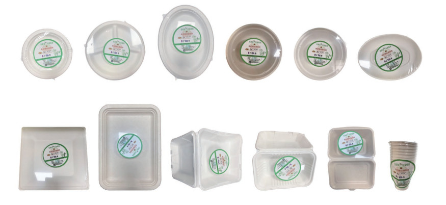 Bagasse Pulp Biodegradable Bowls With Lids , Compostable Salad Containers Takeout