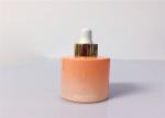 30ml Luxury Custom Serum Gradient Orange Glass Dropper Bottle For Essential Oil