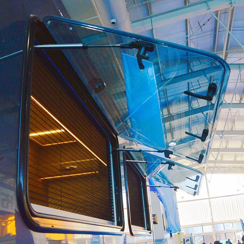 Self-Propelled/Trailer Rvs Fw1 Single Front Window for RV Truck Camper Motorhomes DIY