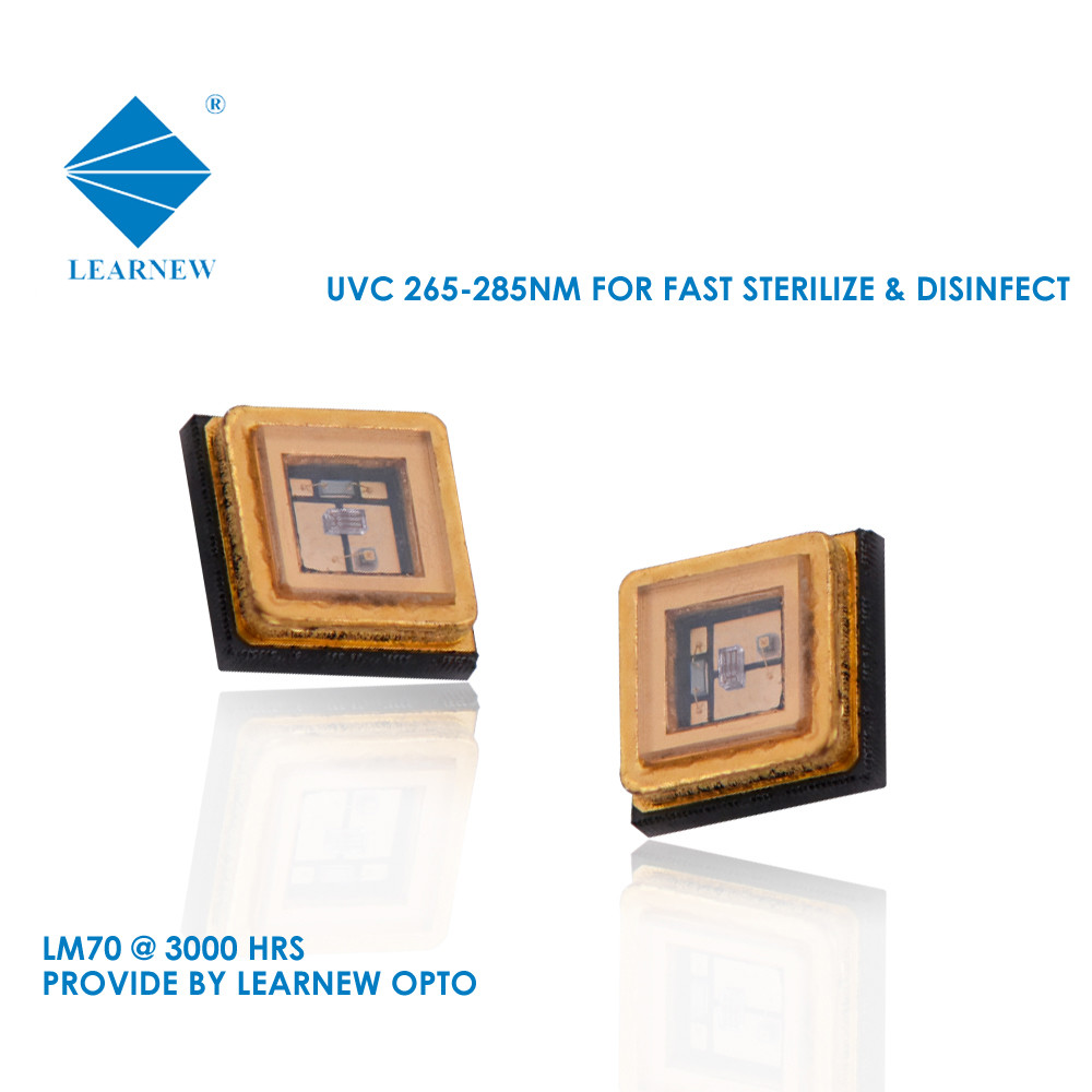 3535 Type UVC LED CHIP 5-7V 0.5W 1W 3W 10W Uv Led 250-280nm 100mA