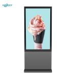 RoHS Floor Standing Digital Signage Display Outdoor Lcd Advertising Player 100