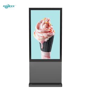 Quality RoHS Floor Standing Digital Signage Display Outdoor Lcd Advertising Player 100-240V wholesale
