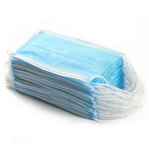 Quality Blue Color Disposable Medical Mask 3 Ply Earloop Low Resistance To Breathing wholesale