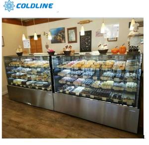 Quality Cake showcase bakery cake display cabinet for bakery shop with ETL/CE wholesale