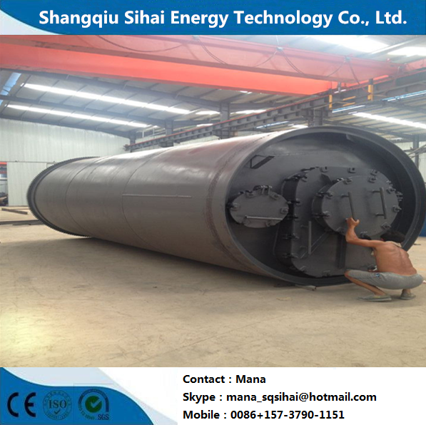 8-10 Tons Daily Processing Capacity Rubber Pyrolysis Machine for Recycling Waste Tires