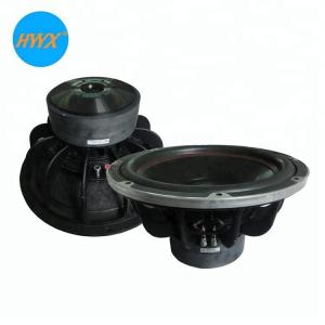 Quality Paper Cone Dual 2ohm 2500W RMS SPL 15 Inch Subwoofer wholesale