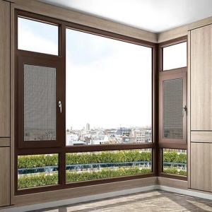 Quality Commercial Aluminum Awning Windows Soundproof Size Customized wholesale