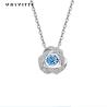 Buy cheap 2g Fiancée 18k Sterling Silver Pendant Necklace Cubic Zirconia Necklace 1.64ft from wholesalers