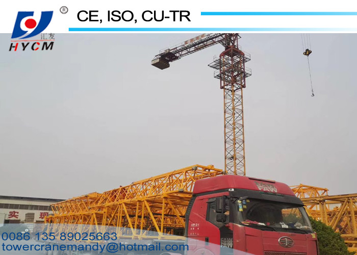 50m Tower Crane Boom Length 380V/60Hz Power Supply Luffing Jib Crane with Free Catalogs