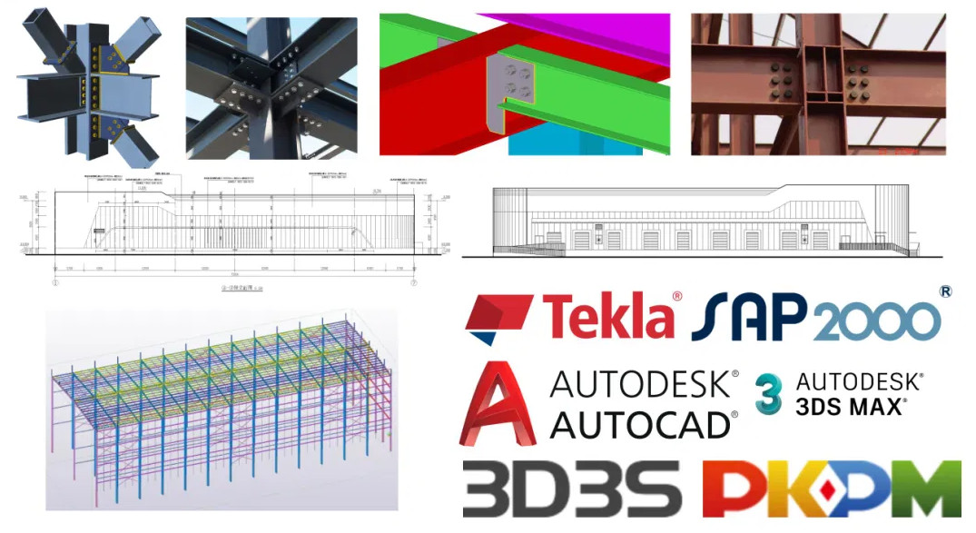 Bolt Connection Steel Prefabricated Houses Q355B Prefab Metal Houses