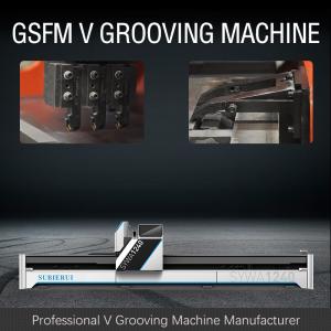 Quality High Speed Auto V Grooving Machine Anti Skateboard Metal Grooving Machine 1232 wholesale