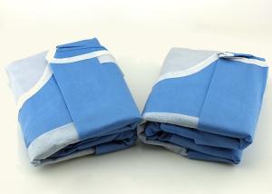 Quality Reinforced Disposable Hospital Gowns , Anti Static Disposable Examination Gowns wholesale