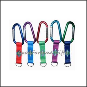Quality printed logo customed promotion mug carabiner lanyard keychain gift wholesale