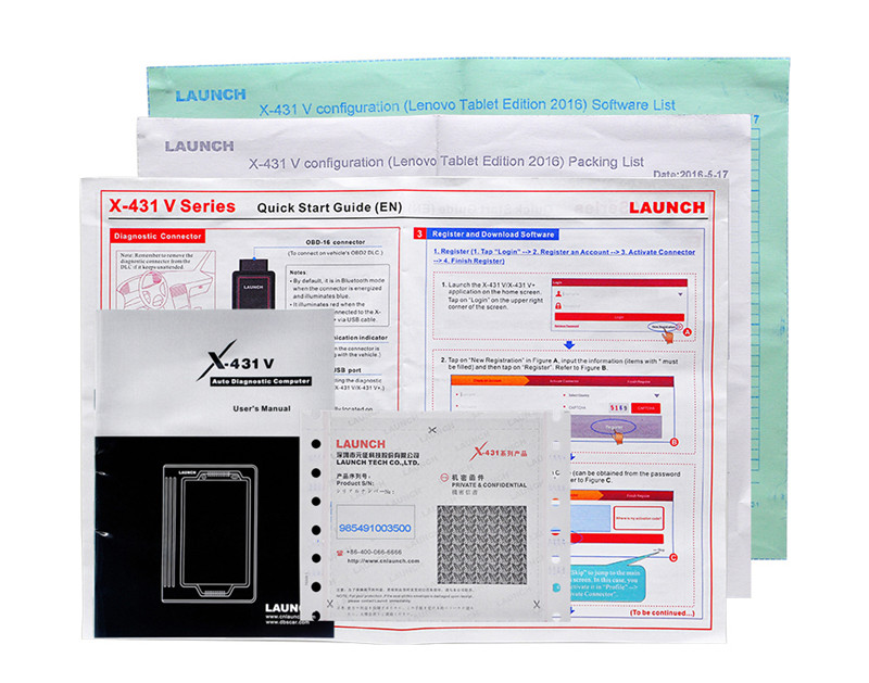 X431 V 8 inch LAUNCH X431 V 8 inch version Bluetooth/Wifi Full System Auto OBD2 Diagnostic Tool Multi-Language Online Up