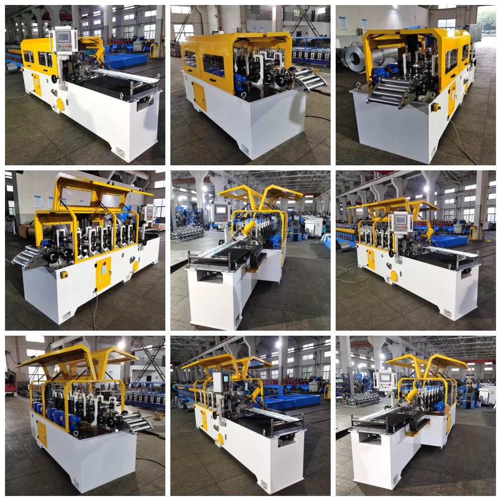 50KW 380V Omega Roll Forming Machine PLC Controlled