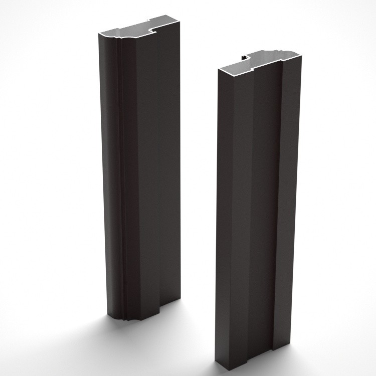 OEM 6063 Anodized Construction Aluminum Profile Powder Coating