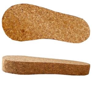 Tearproof Natural Cork Sole Wedges Insoles Flexible Lightweight 5000pcs
