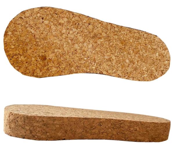Cheap Tearproof Natural Cork Sole Wedges Insoles Flexible Lightweight 5000pcs for sale