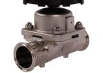 Fast Assembly Sanitary Diaphragm Valves , TP 316L 3 Way Diaphragm Valve