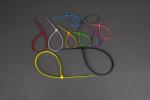 4 Series Self Locking Nylon Tie Wraps Industrial Strength 1.8mm-2mm Width