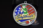 Baseball Or Hockey Antique Silver Plating Custom Sports Medals Athletics Medals