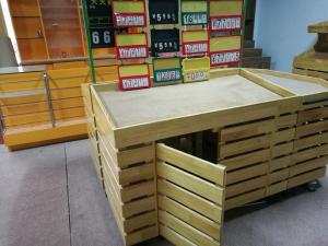 Quality Solid Wooden Retail Display Shelves / Wooden Merchandise Displays wholesale