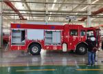 4x2 Drive Brigade Lighting Fire Truck with IP65 Lamps Pneumatic Lifting Poker