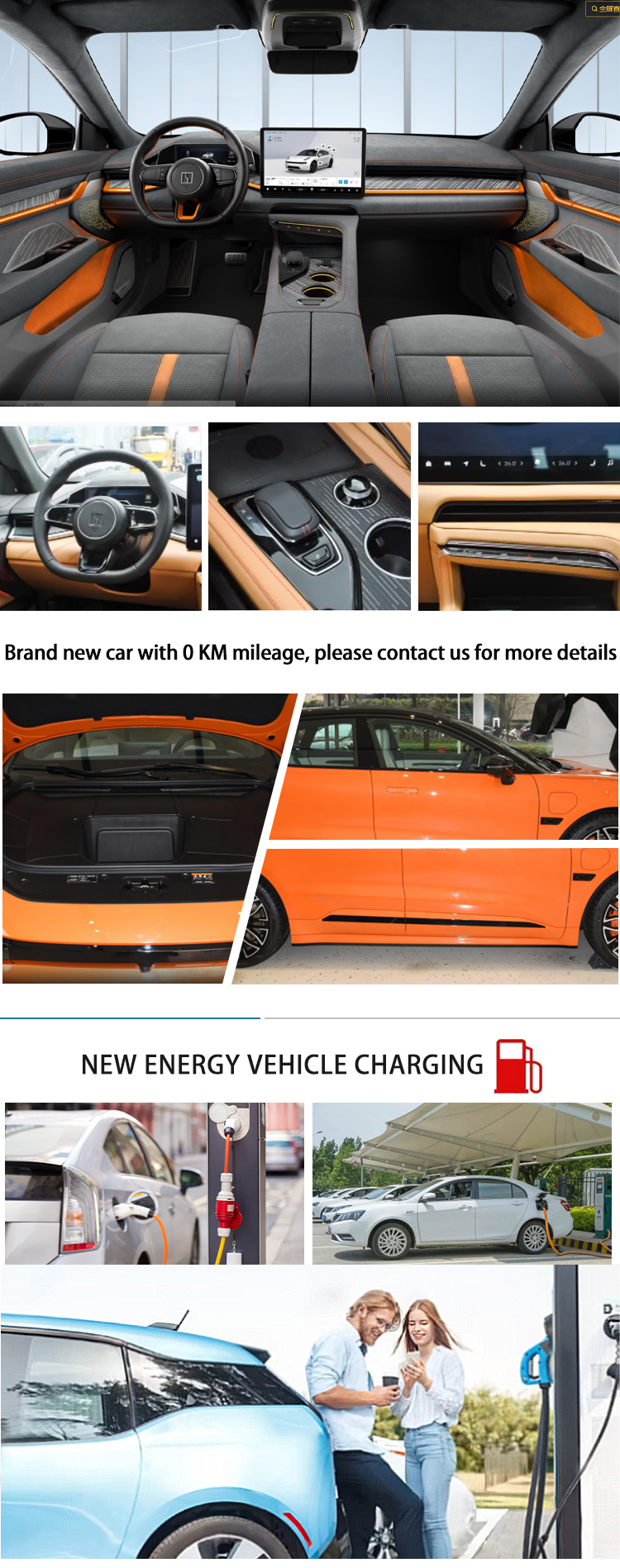 ABS ESC All Electric Sedans 2023 Customized Pure Cars Geely Zeekr 001