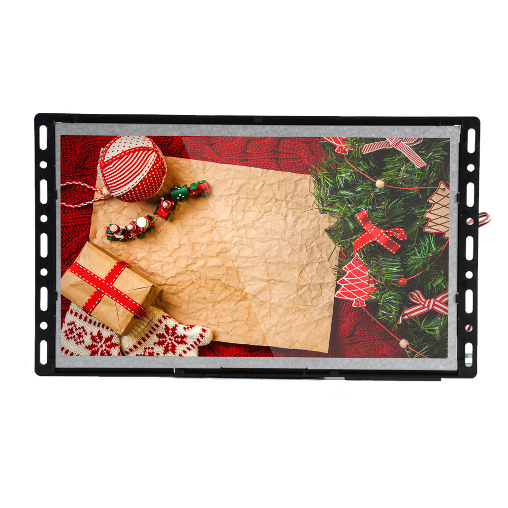 1366x768HD Open Frame LCD Screen VESA Standard Wall Mount Installation