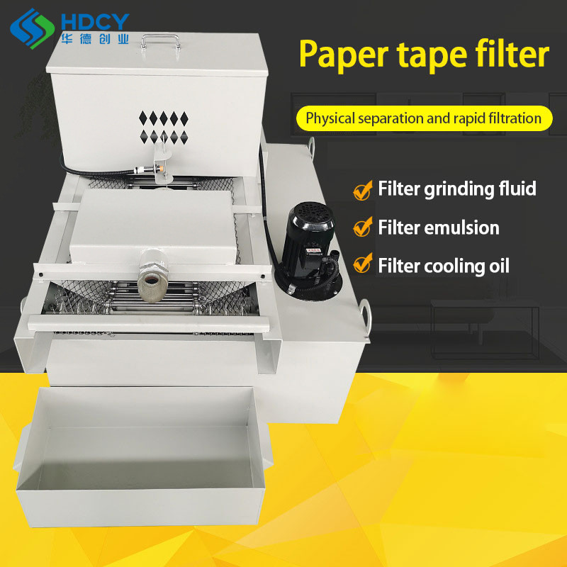 Sewage Treatment Paper Tape Filter For Grinding Fluid / Emulsion / Cooling Oil