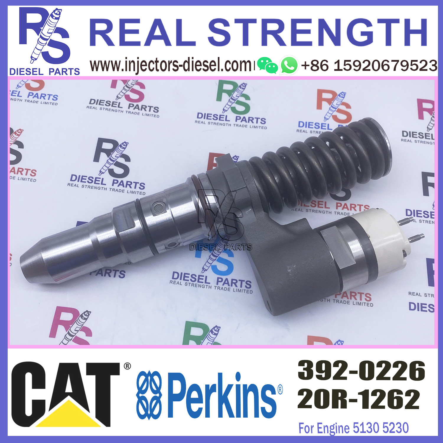 Common Rail Control Valve Injector Valve Common Rail Injector for 5130 5230 392-0226 20R-1262