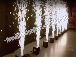 Quality 285mm Dmx512 110v Indoor Cold Spark Fountain Machine wholesale