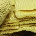 Lightweight Kevlar Fire Resistant Fabric Yellow High Strength Textile