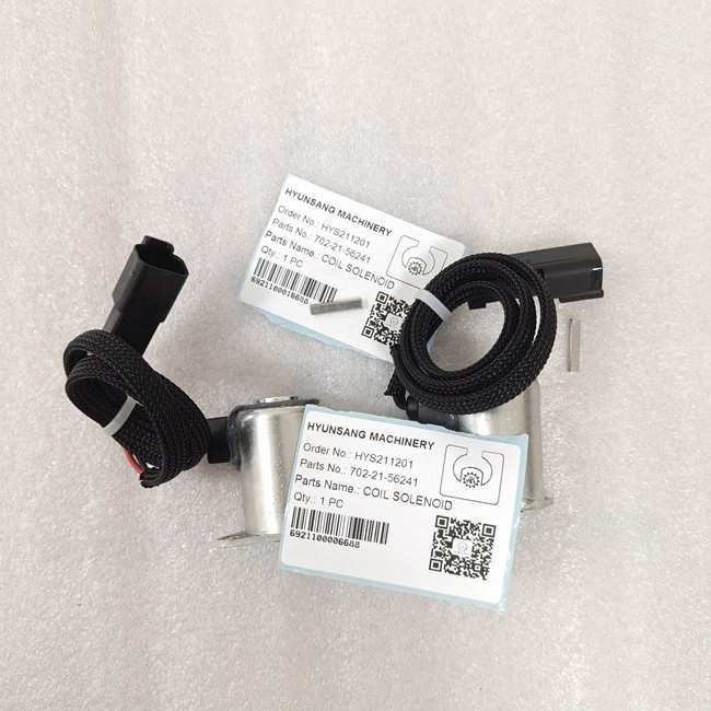 Coil Solenoid 702-21-56241 702-21-57410 714-11-16700 For Komatsu WA250 WA250PZ WA320