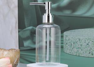 Empty Shampoo Bottle with  Stainless Steel Pumps plastic  Bottles for Essential Oils, Lotions and Liquid Soap