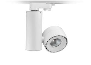 Quality IP20 15W LED Ceiling Track Lights 90Ra Lifud Driver 60 Degree with 3 Wires wholesale