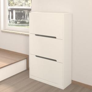 Quality Wood Mirrored Shoe Cabinet with 1 Year Assembly Required wholesale