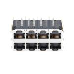 LPJG47011CNL 100/1000 Base-T Without LED 2X4 Port Integrated Magnetics POE+ RJ45