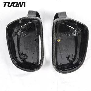 Quality Rear View Carbon Fibre Side Door Mirror Cover For Audi Car Accessories wholesale