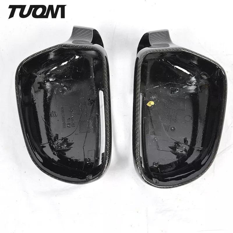 Real Carbon Fiber Car Mirror Cover For Audi A4 S4 RS4 A5 S5 RS5 B9 2016 - UP