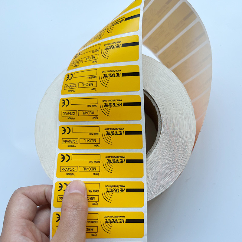 Text Image Adhesive Printing Label Stickers , Waterproof Private Label Stickers