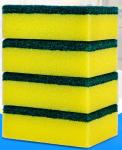 Long Lasting Dish Washing Sponge Customized Color Removal Of Stubborn Stains