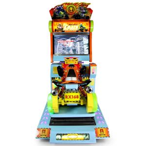 Quality Children Crazy 4 Wheel Coin Operated Simulator Driving Car Games CE Certificate wholesale