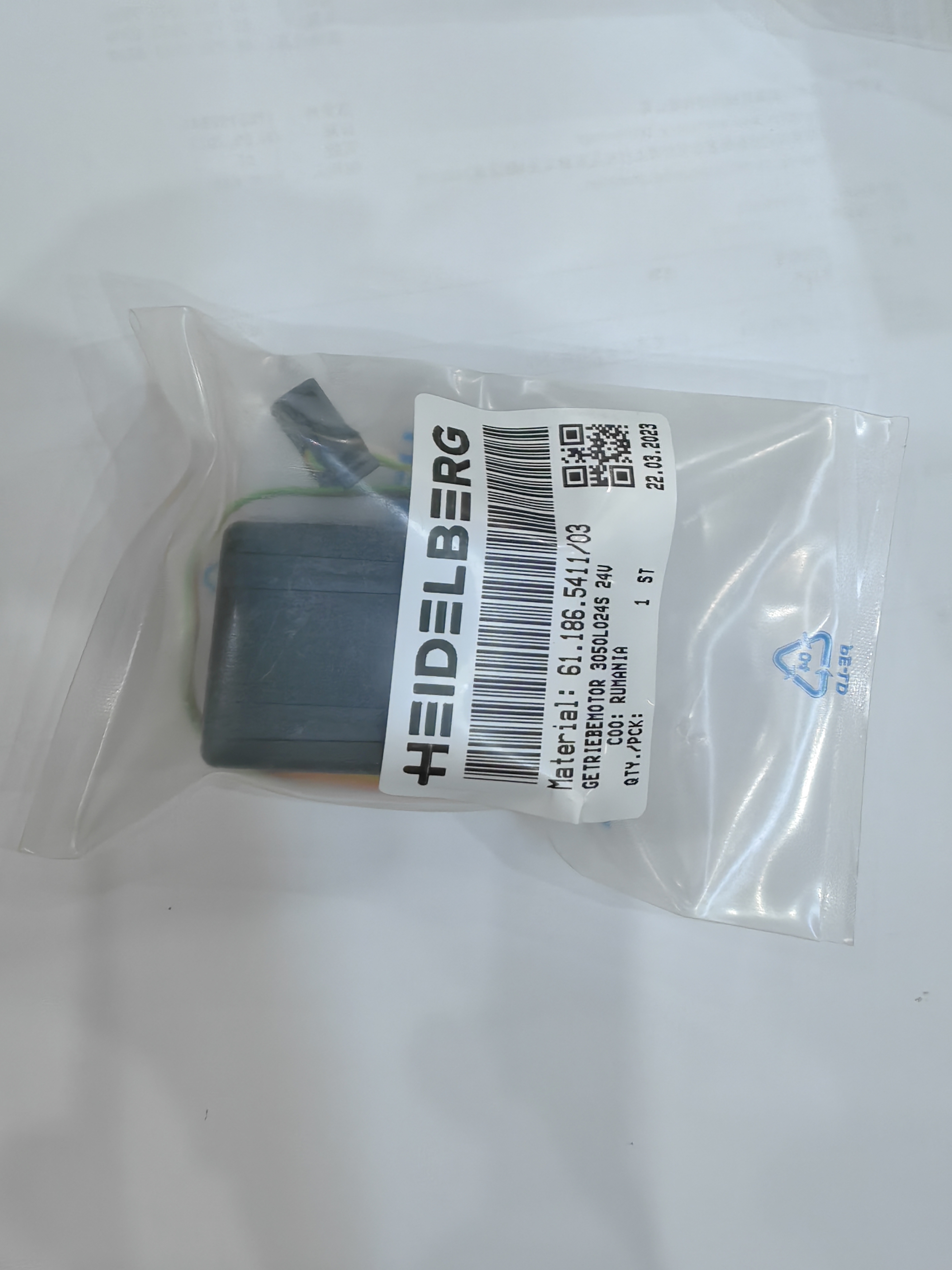 Small Motor 24V 61.186.5411/03 for CPC Ink Control Servo 0.3KG Energy Mining Industry