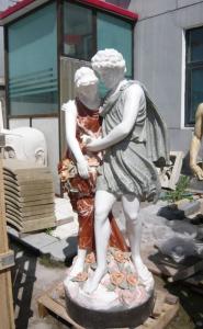 Quality Two person marble sculptures in Natural stone wholesale