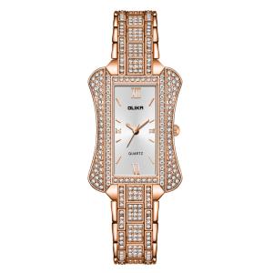 Quality Women Square Alloy 3ATM Fashion Quartz Watches With Diamond wholesale