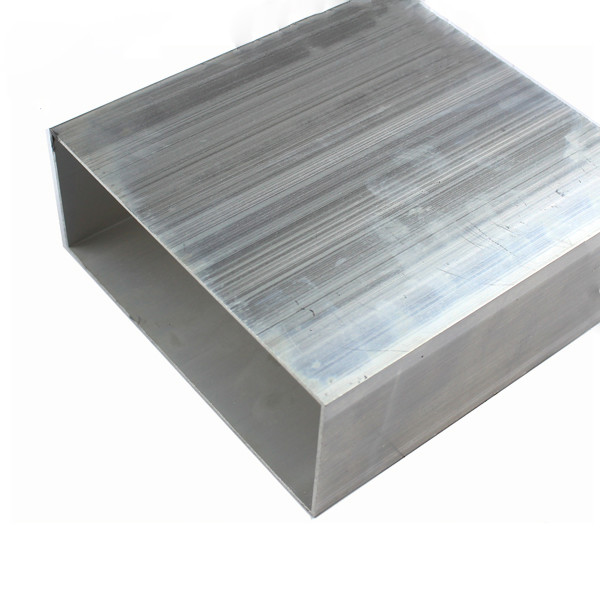 6060 6061 6063 Aluminium Tile Trim , Rectangle Aluminum Profile Tubing